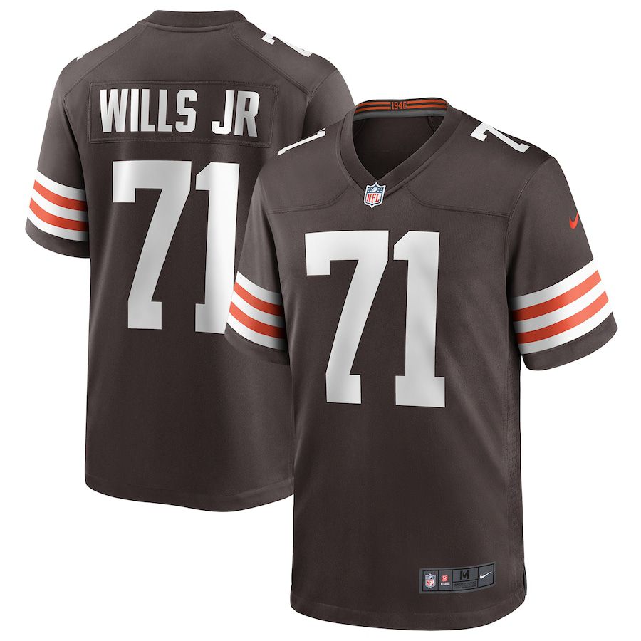 Men Cleveland Browns #71 Jedrick Wills Jr Nike Brown Player Game NFL Jersey